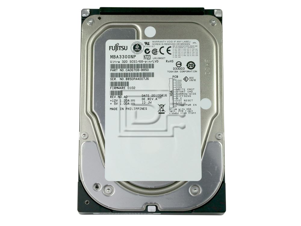 FUJITSU MBA3300NP CA06708-B850 SCSI Hard Disk Drives Image 2 image