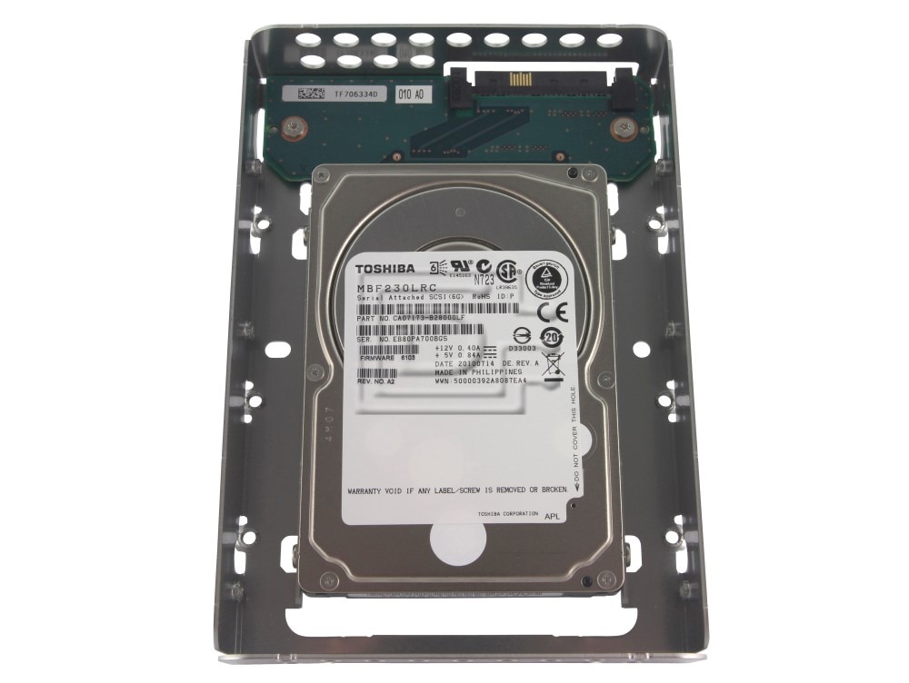 Toshiba MBF MBF230LRC Serial Attached SCSI / SAS Hard Disk Drive