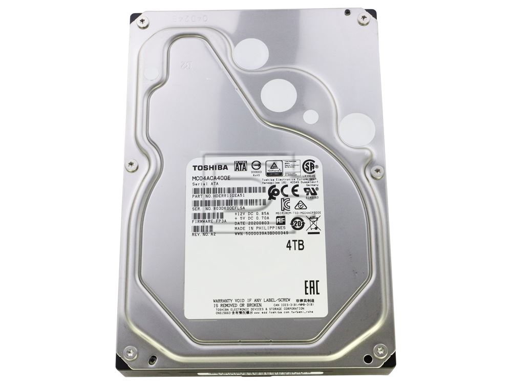 Toshiba MC04ACA400E 4TB Enterprise SATA HDD