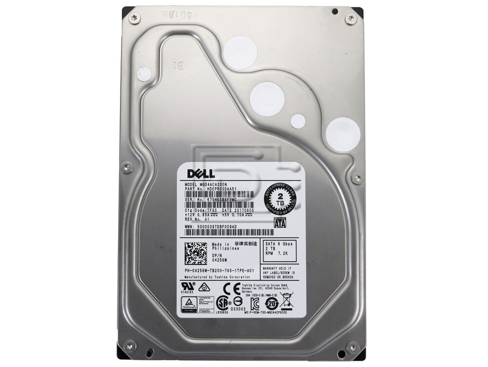 Toshiba MG04ACA200N 4256W 04256W HDEPR03DAA51 SATA Hard Drives Image 2 image