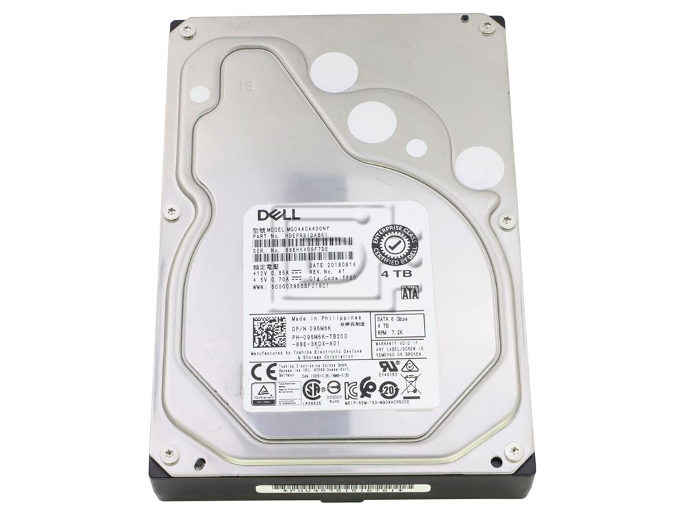 Toshiba MG04ACA-N Series MG04ACA400NY / HDEPR81DAB51 / Dell Toshiba MG04ACA-N Series MG04ACA400NY / HDEPR81DAB51 / Dell