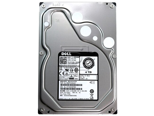 Toshiba MG04SCA40EN HDEPF02DAA51 00F9W8 0F9W8 SAS Hard Drive Image 1 image