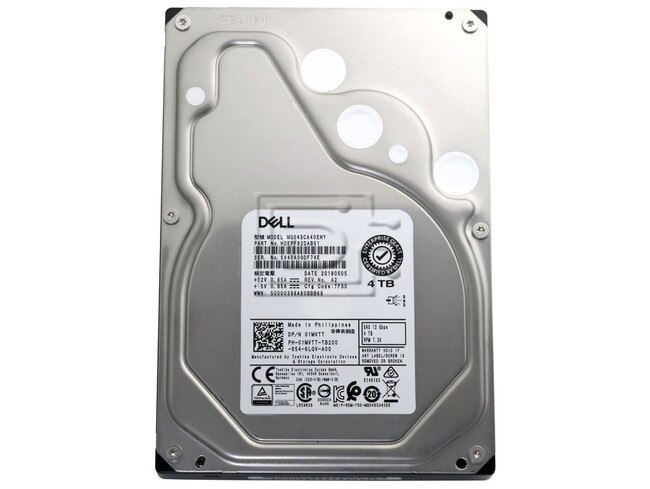 Toshiba MG04SCA40ENY HDEPF82DAB51 1MVTT 01MVTT Dell 4TB SAS Hard Drive ME4 Image 2 image