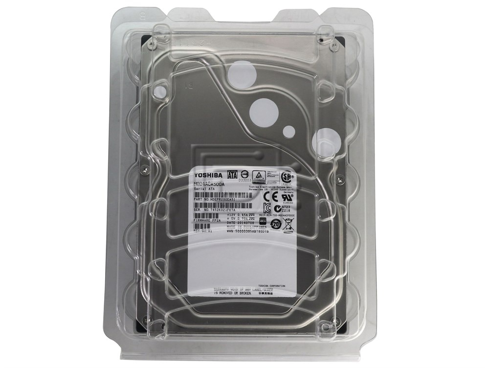 東芝 TOSHIBA MC04ACA500A（3.5インチ HDD 5TB） Toshiba MC04ACA500A HDERR20GEA51 5TB 4Kn Enterprise SATA HDD