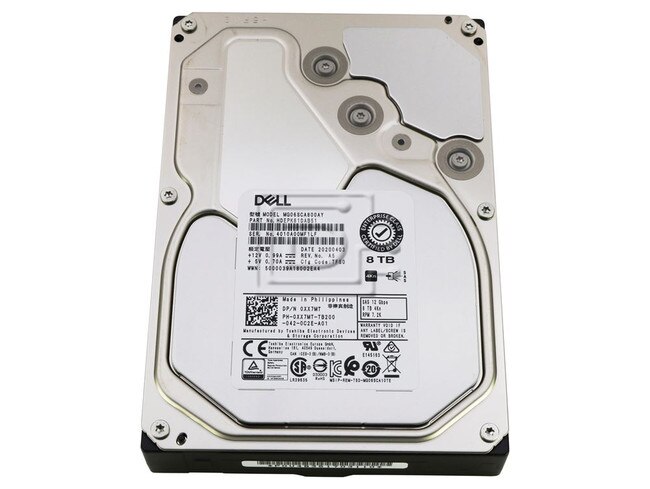 Toshiba MG06SCA800AY XX7MT 0XX7MT SAS Hard Drive Image 2 image