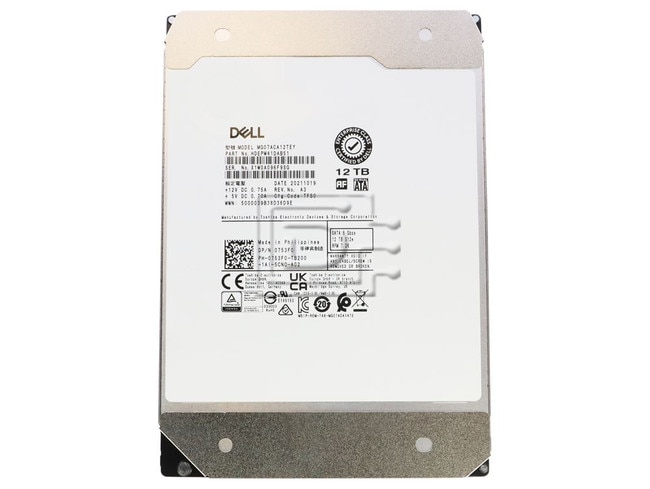 Toshiba MG07ACA12TEY 753F0 0753F0 HDEPW41DAB51 12TB SATA Hard Drive HDD Image 1 image