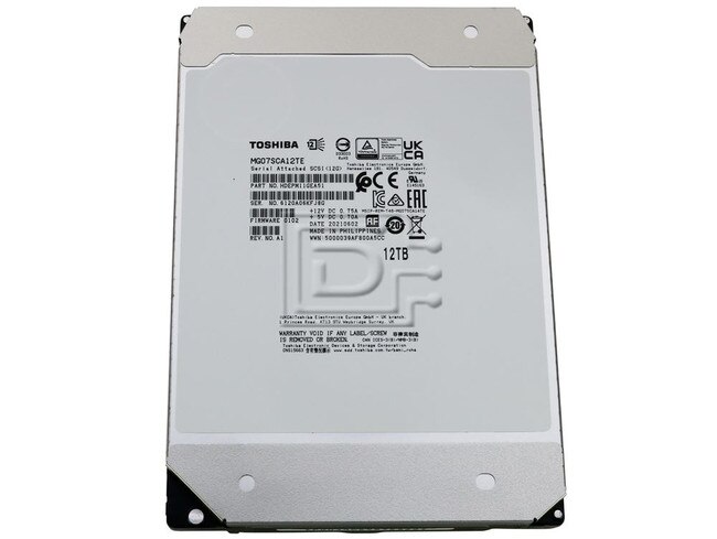 Toshiba MG07SCA12TE 12TB SAS Hard Drive HDD MG07 Image 1 image