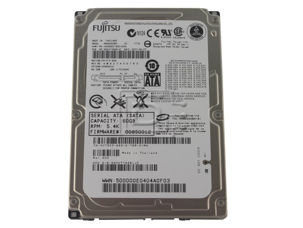 Fujitsu MHY2060BH 60GB 5.4K 2.5