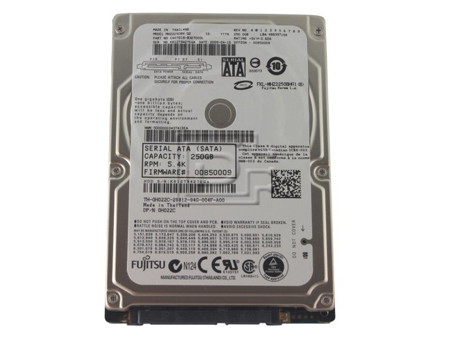 FUJITSU MHZ2250BH H022C 2.5" SATA Hard Drive Image 1 image