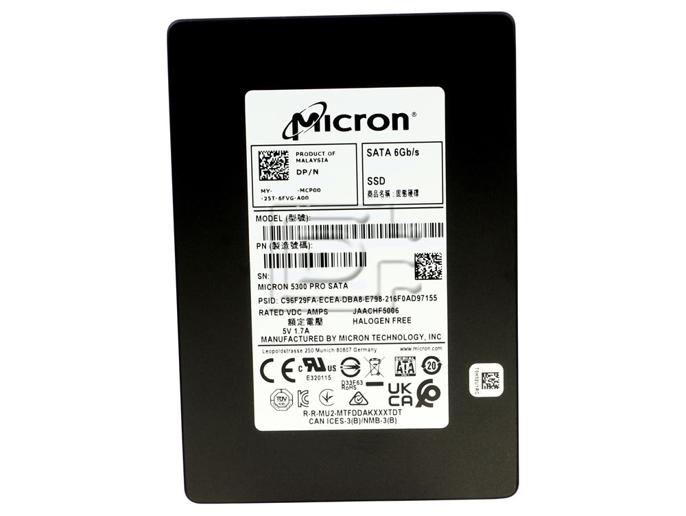 Micron MTFDDAK7T6TDS-1AW1ZABYYR MTFDDAK7T6TDS-1AW1ZABYY Image 2 image