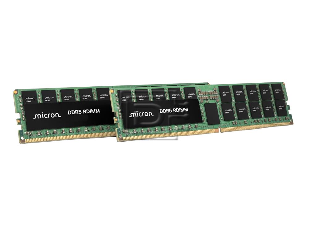 Micron MTC20F2085S1RC64BR 32GB 6400MHz DDR5 RDIMM ECC Server RAM Memory Registered 2Rx8 288-Pin CL52