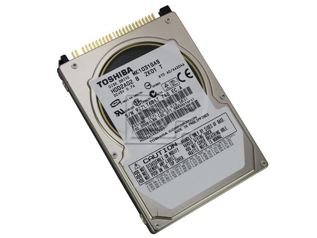Toshiba MK1031GAS HDD2A02 Laptop IDE ATA100 Hard Drive Image 3 image