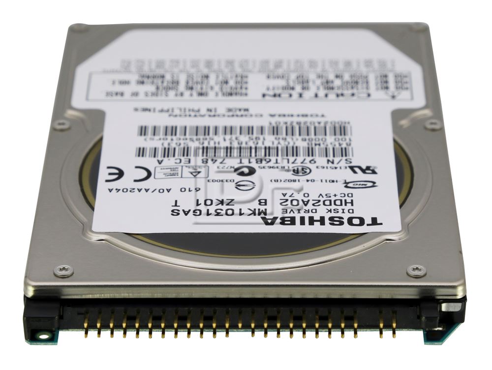 Toshiba MK1031GAS HDD2A02 Laptop IDE ATA100 Hard Drive Image 4 image