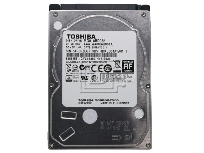 Toshiba MQ01ABD032 HDKEB04 SATA Hard Drive Image 2 image