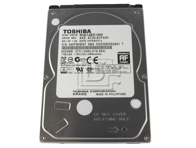Toshiba Mq01abd100h 1000gb 1tb 5 4k Hybrid 2 5 Sata Hard Drive