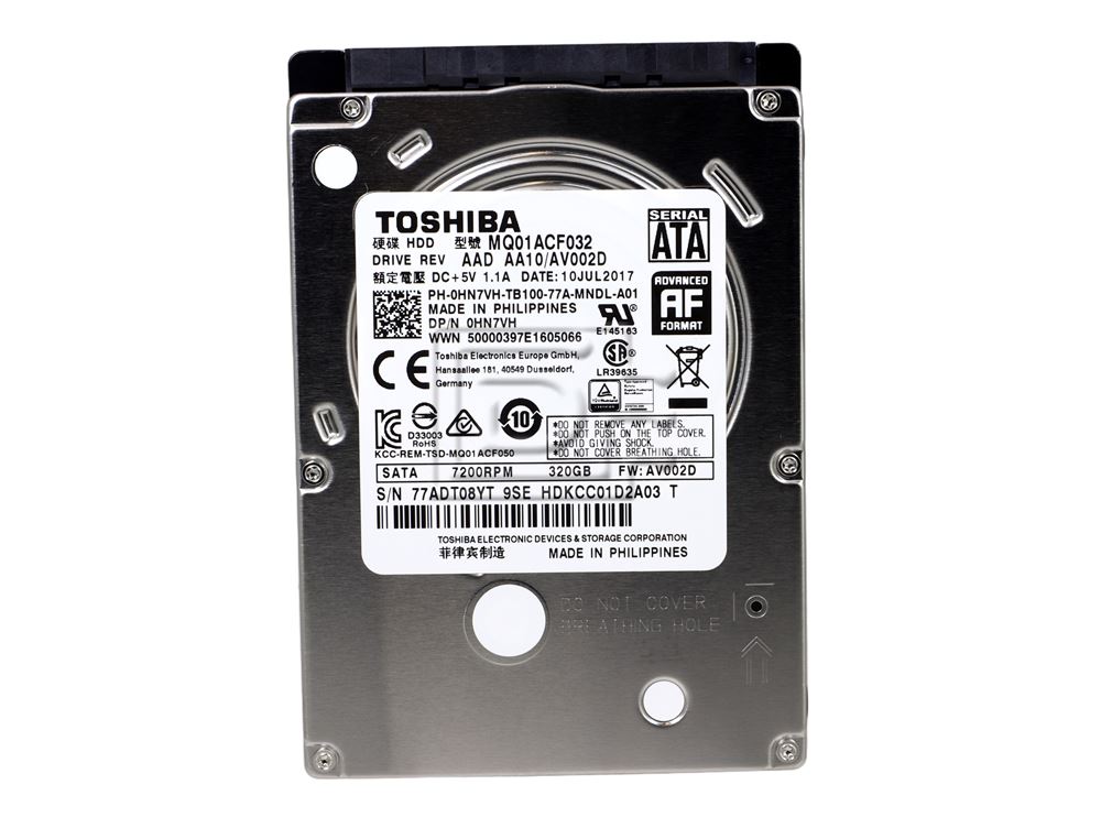 Toshiba MQ01ACF032 HN7VH 0HN7VH SATA Hard Drive Image 2 image