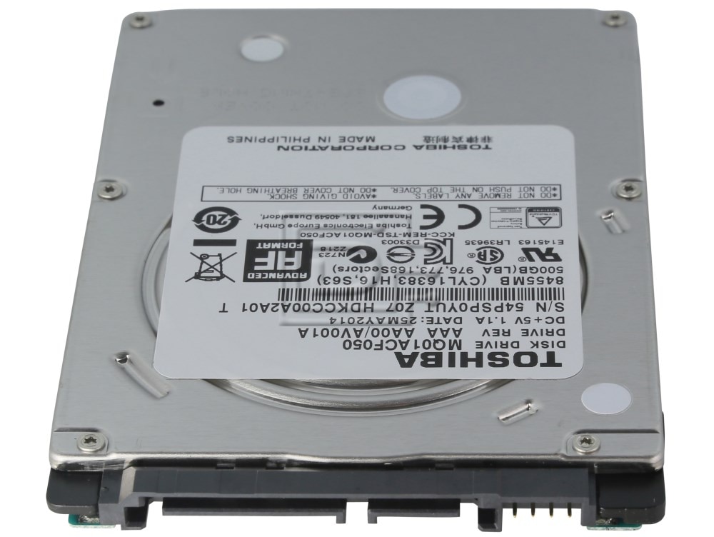 Toshiba MQ01ACF050 500GB 7.2K 2.5