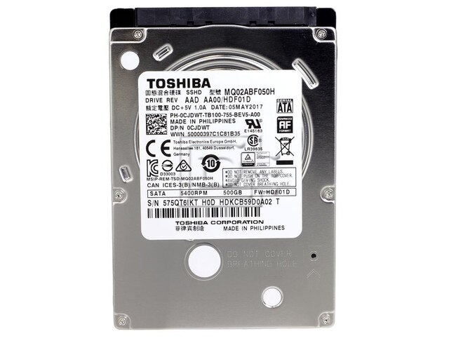 Toshiba MQ02ABF050H 0CJDWT CJDWT Laptop Mobile SATA Hard Drive Image 2 image