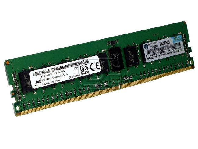 Micron MTA18ASF1G72PZ-2G1 8GB Memory RAM RDIMM Image 1 image