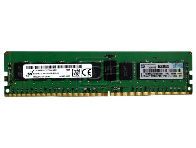 Micron MTA18ASF1G72PZ-2G1 8GB Memory RAM RDIMM Image 2 image