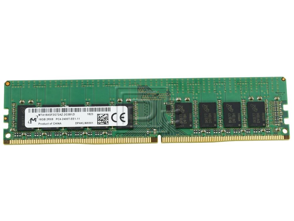 Micron MTA18ASF2G72AZ-2G3 MTA18ASF2G72AZ-2G3B1 MTA18ASF2G72AZ-2G3A1 16GB Memory RAM uDIMM Image 2 image