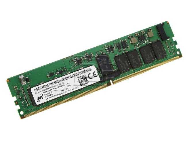 Micron MTA18ASF2G72XF1Z-2G6V MTA18ASF2G72XF1Z-2G6V21AB T03VT 0T03VT HWF3V A9934395 MTA18ASF2G72XF1Z-2G6V21ABSGD Memory RAM image 2