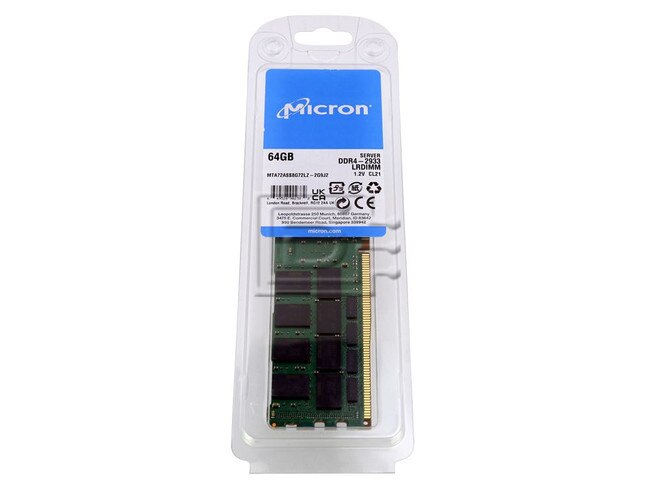Crucial MTA72ASS8G72LZ-2G9J2 MTA72ASS8G72LZ Memory RAM DDR4 PC-2933 LRDIMM image 2