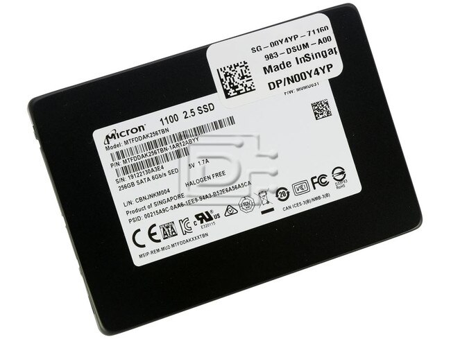 Micron MTFDDAK256TBN-1AR1ZABYY SATA Solid State Drive Image 2 image