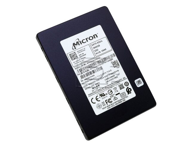 Micron MTFDDAK3T8TDD YNTTX 0YNTTX MTFDDAK3T8TDD-1AT16ABDB SATA Solid State Drive image 3