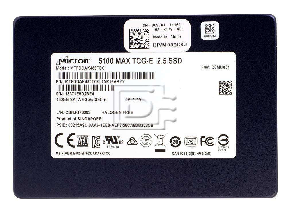 ③-WA364-Micron SATA 480GB SSD 2.5 1点 Micron 5300 Pro MTFDDAK480TDS-1AW1ZABDA 480GB SATA 6Gbps Mixed-Use
