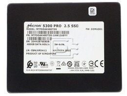 Micron MTFDDAK480TDS-1AW1ZABYY MTFDDAK480TDS MTFDDAK480TDS-1AW1ZAB SATA Solid State Drive