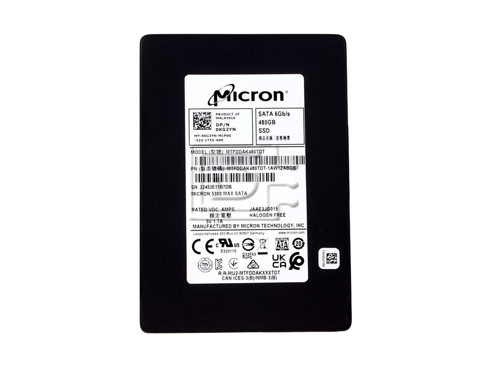 Micron 5300 MAX MTFDDAK480TDT-1AW16ABDB 480GB 2.5