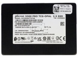Micron MTFDDAK7T6TDS-1AW12ABMA 8W1PV 08W1PV 7.68TB SATA SED SSD