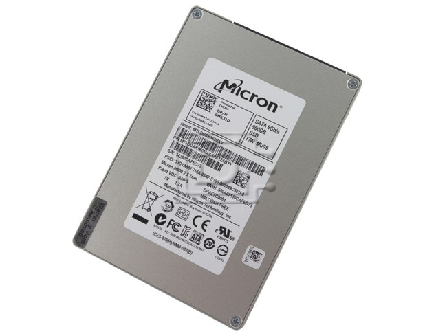 Micron MTFDDAK960MAV-1AE12ABYY MK31D 0MK31D SATA SSD image 1