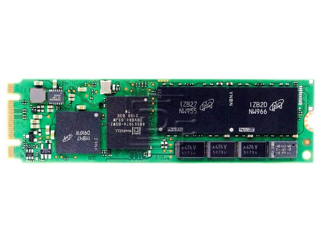 Micron MTFDDAV480TDS-1AW1ZABDA MTFDDAK480TDS 7RKD7 07RKD7 400-BLCK SATA Solid State Drive Image 2 image