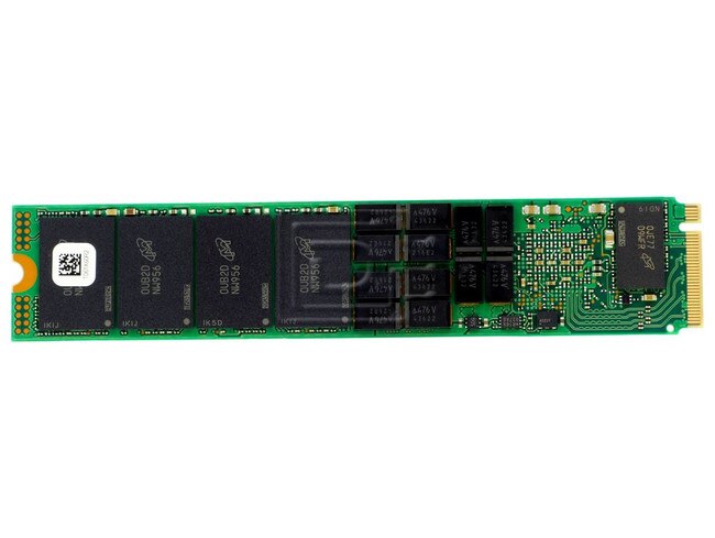 Micron MTFDHBG1T9TDF-1AW1ZADBD J36VR 0J36VR MTFDHBG1T9TDF-1AW1ZABYY 22110 1.92TB PCIe NVMe Solid State Drive Image 2 image