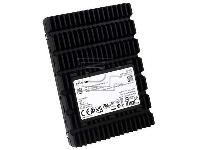 Micron MTFDKCC30T7TGR 764J5 0764J5 MTFDKCC30T7TGR-1BK1DFCYYR MTFDKCC30T7TGR-1BK1JFCYYR MTFDKCC30T7TGR-1BK1JFCYY MICRON 6500 ION U.3 30.72TB PCIe 4.0 NVMe SSD Image 1 image