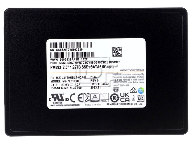 SAMSUNG MZ-7L31T90 MZ7L31T9HBLT-00A07 MZ7L31T9HBLT SATA Solid State Drive Image 2 image