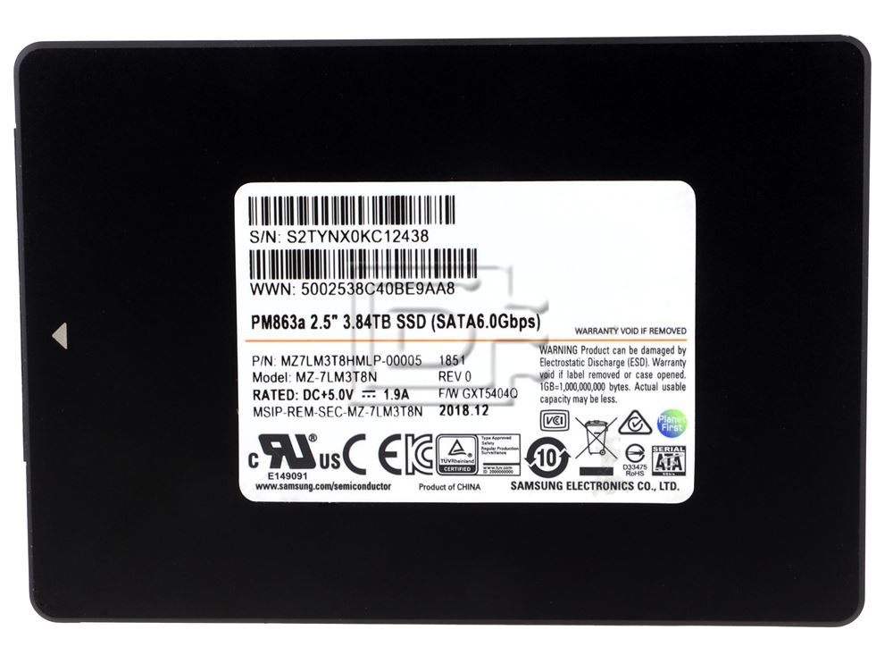 SAMSUNG MZ-7LM3T8N MZ-7LM3T8B MZ7LM3T8HMLP-00005 MZ7LM3T8HMLP 3.84TB SSD SATA Image 2 image