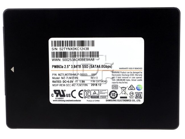 SAMSUNG MZ-7LM3T8N MZ-7LM3T8B MZ7LM3T8HMLP-00005 MZ7LM3T8HMLP 3.84TB SSD SATA Image 2 image