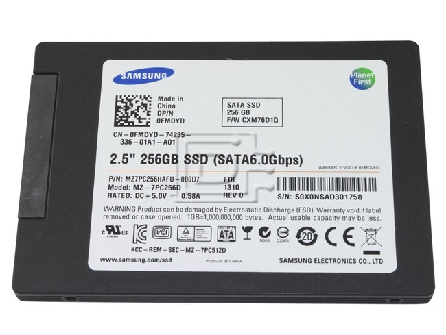 historisk I mængde astronomi Samsung 830 Series MZ-7PC256D / MZ7PC256HAFU 256GB SSD MLC SATA III Hard  Disk Drive