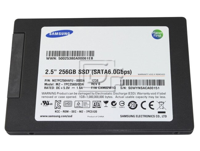 SAMSUNG MZ-7PC256HAFU MZ-7PC256N Samsung SATA III SSD Solid State Drive image 1