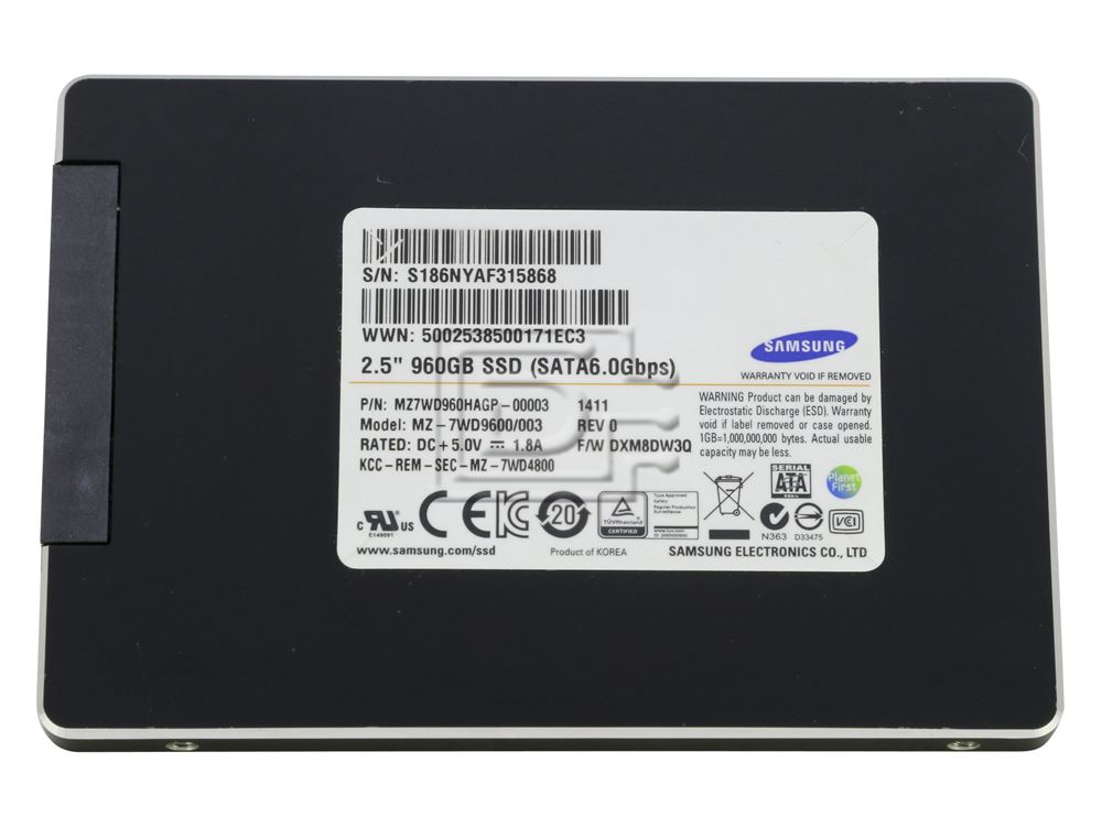 mz-7pc256hahu 3840gb分 Samsung SM843TN MZ7WD480HCGM / HPE 756620-002 757478-001