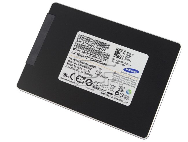SAMSUNG MZ-7WD9600-0D2 MZ7WD960HAGP-000D2 MZ-7WD960HAGP-000D2 39KRG 039KRG SATA SSD image 1