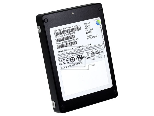 SAMSUNG MZ-ILT15T0 MZ-ILT15T0THMLA-000G3 15.36TB SAS SSD Image 1 image