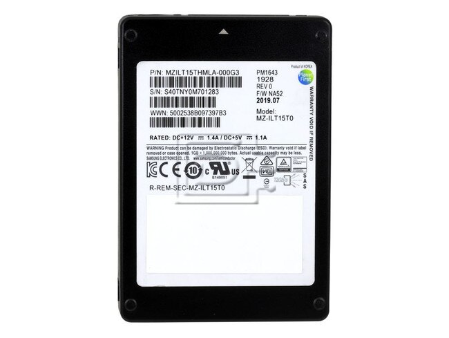 SAMSUNG MZ-ILT15T0 MZ-ILT15T0THMLA-000G3 15.36TB SAS SSD Image 2 image