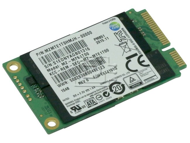 samsung pm851 840 evo mz mte1t0bw 1tb msata ssd