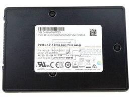 SAMSUNG MZ-QLB1T90 MZQLB1T9HAJR MZQLB1T9HAJR-00007 PCIe NVMe Solid State Drive