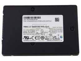 SAMSUNG MZ-QLB9600 MZQLB960HAJR MZQLB960HAJR-00007 PCIe NVMe Solid State Drive