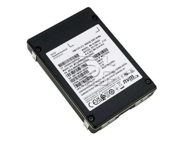SAMSUNG MZ-XLR9600 PM1733 MZXLR960HBHQ-00AH3 MZXLR960HBHQ-000H3 P36976-001 PCIe NVMe Solid State Drive image 2